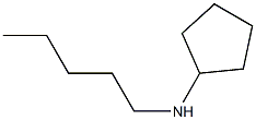 N-pentylcyclopentanamine Struktur