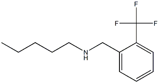 pentyl({[2-(trifluoromethyl)phenyl]methyl})amine Struktur