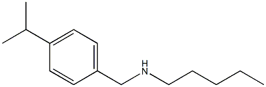 pentyl({[4-(propan-2-yl)phenyl]methyl})amine Struktur