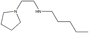 pentyl[2-(pyrrolidin-1-yl)ethyl]amine Struktur