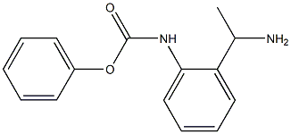 phenyl N-[2-(1-aminoethyl)phenyl]carbamate Struktur