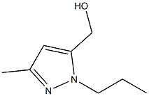 1H-Pyrazole-5-methanol,  3-methyl-1-propyl- Struktur