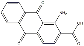 1-Amino-2-Carboxy  Anthraquinone Struktur