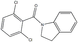 1-(2,6-dichlorobenzoyl)indoline Struktur