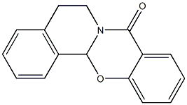 5,13a-dihydro-6H,8H-isoquino[1,2-b][1,3]benzoxazin-8-one Struktur