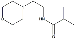 2-methyl-N-[2-(4-morpholinyl)ethyl]propanamide Struktur