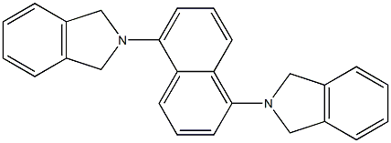 2-[5-(1,3-dihydro-2H-isoindol-2-yl)-1-naphthyl]isoindoline Struktur