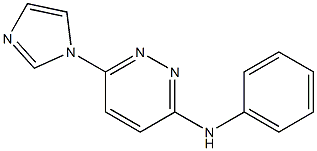 6-(1H-imidazol-1-yl)-N-phenyl-3-pyridazinamine Struktur