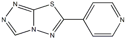 6-(4-pyridinyl)[1,2,4]triazolo[3,4-b][1,3,4]thiadiazole Struktur