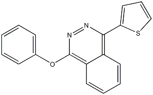 1-phenoxy-4-thien-2-ylphthalazine Struktur