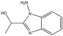 1-(1-amino-1H-benzimidazol-2-yl)ethanol Struktur