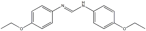 N,N'-bis(4-ethoxyphenyl)imidoformamide Struktur