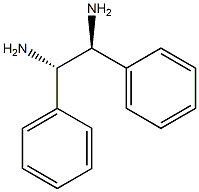 (1S,2S)-(-)-1,2-Diphenylethylenediamine, 97+% Struktur