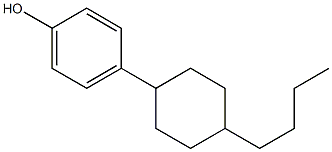 4-(4-Butylcyclohexyl)phenol Struktur