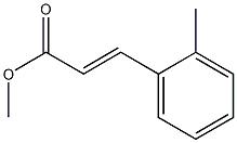 2- METHYL CINNAMIC ACID METHYL ESTER Struktur