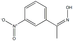 1-(3-nitrophenyl)-1-ethanone oxime Struktur