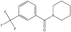 1-piperidinyl[3-(trifluoromethyl)phenyl]methanone Struktur