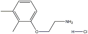 2-(2,3-dimethylphenoxy)-1-ethanamine hydrochloride Struktur