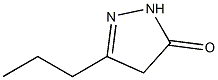 5-propyl-2,4-dihydro-3H-pyrazol-3-one Struktur