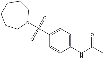 N-[4-(1-azepanylsulfonyl)phenyl]acetamide Struktur