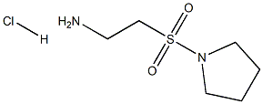 2-(pyrrolidin-1-ylsulfonyl)ethanamine hydrochloride Struktur