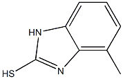 4-methyl-1H-benzimidazole-2-thiol Struktur