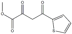 methyl 2,4-dioxo-4-(2-thienyl)butanoate Struktur