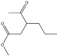 3-Propyl-4-oxovaleric acid methyl ester Struktur