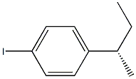 (+)-1-[(S)-sec-Butyl]-4-iodobenzene Struktur