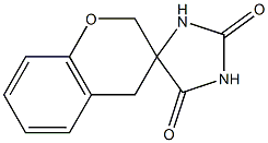 Spiro[chroman-3,4'-imidazolidine]-2',5'-dione Struktur