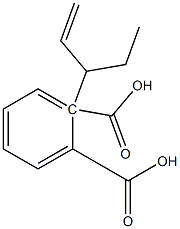 (-)-Phthalic acid hydrogen 1-[(R)-1-pentene-3-yl] ester Struktur