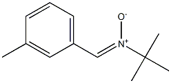 N-(3-Methylbenzylidene)-1,1-dimethylethanamine oxide Struktur