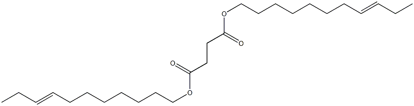 Succinic acid di(8-undecenyl) ester Struktur