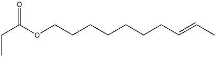 Propionic acid 8-decenyl ester Struktur