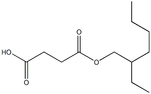 Succinic acid hydrogen 1-(2-ethylhexyl) ester Struktur