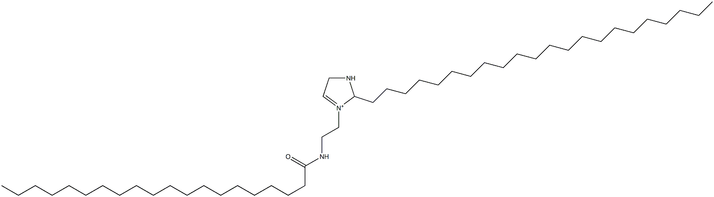 2-Docosyl-3-[2-(icosanoylamino)ethyl]-3-imidazoline-3-ium Struktur