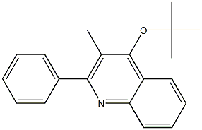 2-Phenyl-3-methyl-4-tert-butoxyquinoline Struktur