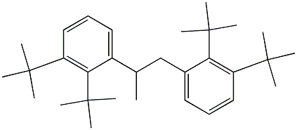 1,2-Bis(2,3-di-tert-butylphenyl)propane Struktur