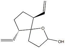 (6S,9S)-6,9-Diethenyl-1-oxaspiro[4.4]nonan-2-ol Struktur