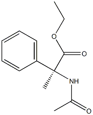 (+)-N-Acetyl-2-phenyl-D-alanine ethyl ester Struktur