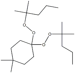 4,4-Dimethyl-1,1-bis(1,1-dimethylbutylperoxy)cyclohexane Struktur