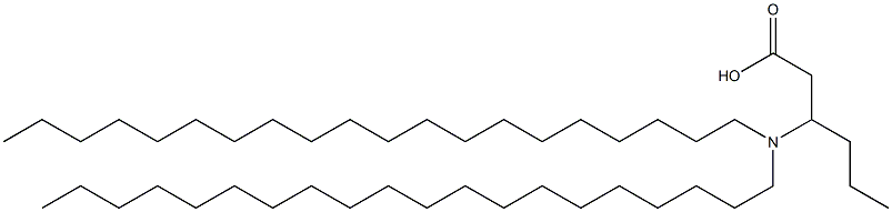 3-(Diicosylamino)hexanoic acid Struktur