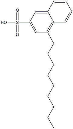 4-Nonyl-2-naphthalenesulfonic acid Struktur