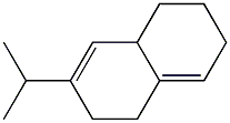 1,2,4a,5,6,7-Hexahydro-3-isopropylnaphthalene Struktur