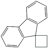 Spiro[9H-fluorene-9,1'-cyclobutane] Struktur