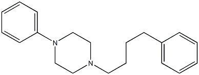 1-Phenyl-4-(4-phenylbutyl)piperazine Struktur