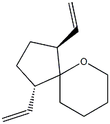 (1S,4S)-1,4-Diethenyl-6-oxaspiro[4.5]decane Struktur