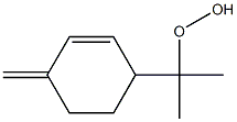 p-Mentha-1(7),2-dien-8-yl hydroperoxide Struktur