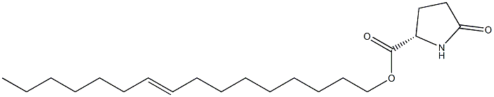 (S)-5-Oxopyrrolidine-2-carboxylic acid 9-hexadecenyl ester Struktur