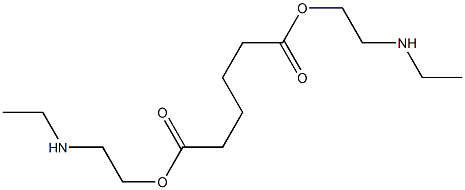 Adipic acid bis[2-(ethylamino)ethyl] ester Struktur